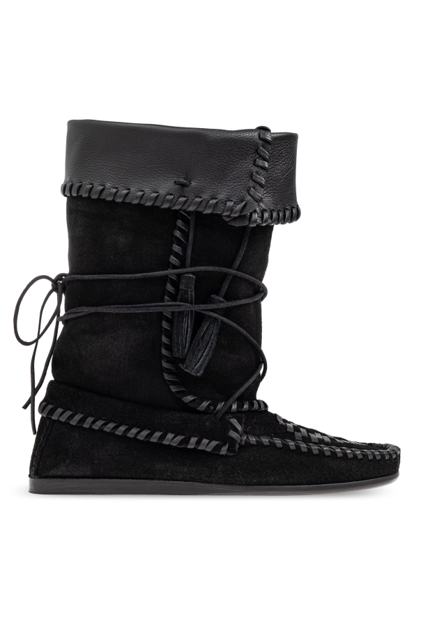 Suede ankle boots `Winki` od Isabel Marant