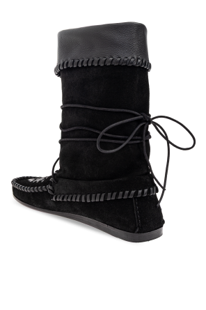 Isabel Marant Suede ankle boots `Winki`