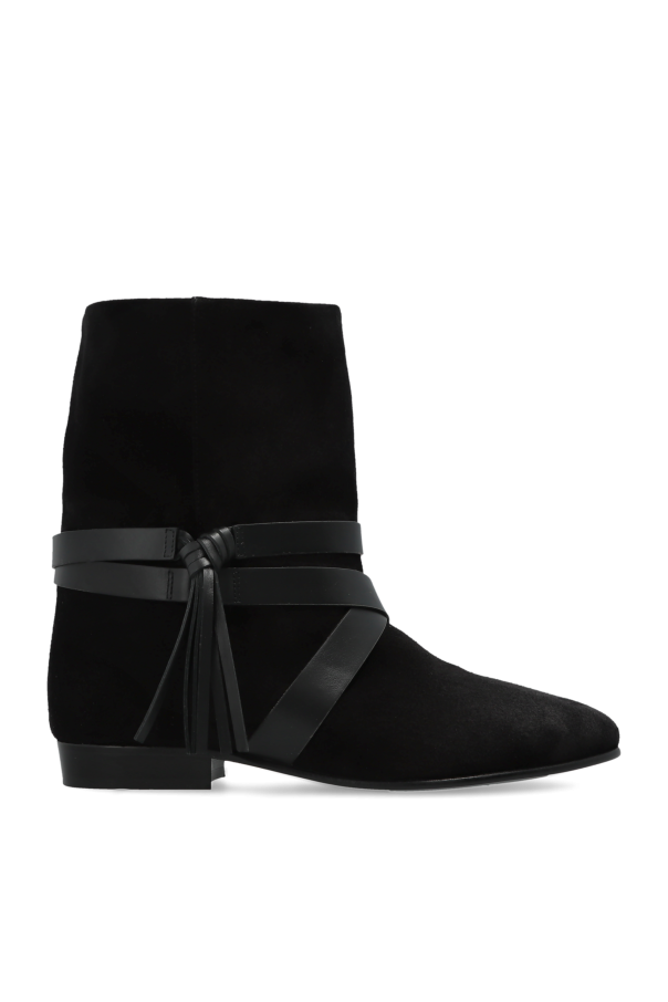 Suede ankle boots ‘Rejen’ od Isabel Marant