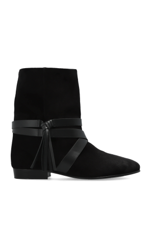Suede ankle boots ‘Rejen’