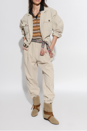 Isabel Marant Zamszowe botki `Rejen`