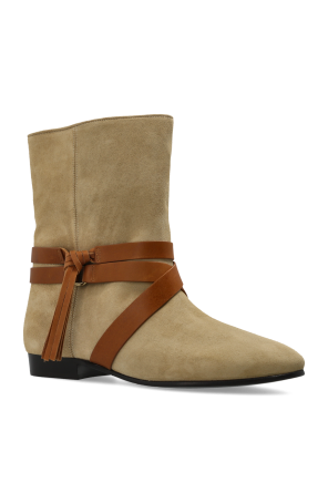 Isabel Marant Zamszowe botki `Rejen`
