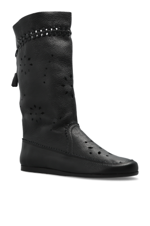 Isabel Marant Leather ankle boots "Welky"