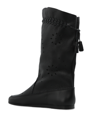 Isabel Marant Leather ankle boots "Welky"