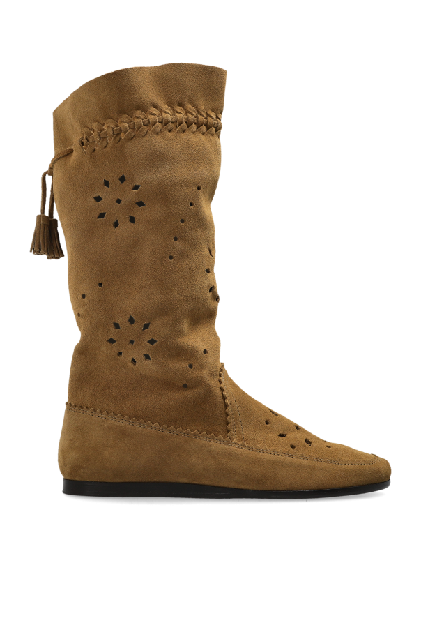 Suede ankle boots `Welky` od Isabel Marant