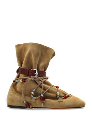 Suede ankle boots `Letiz`