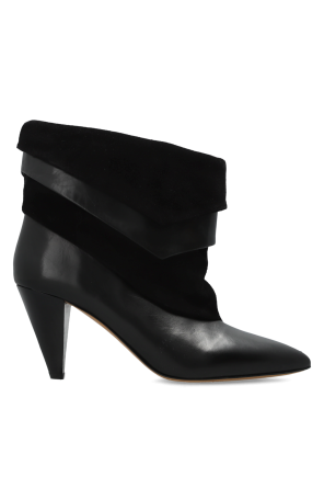 Suede heeled ankle boots "Lyone"