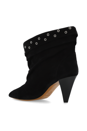 Isabel Marant Suede heeled ankle boots 'Lyone'