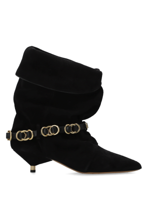 Suede heeled ankle boots "Edrik Rings"