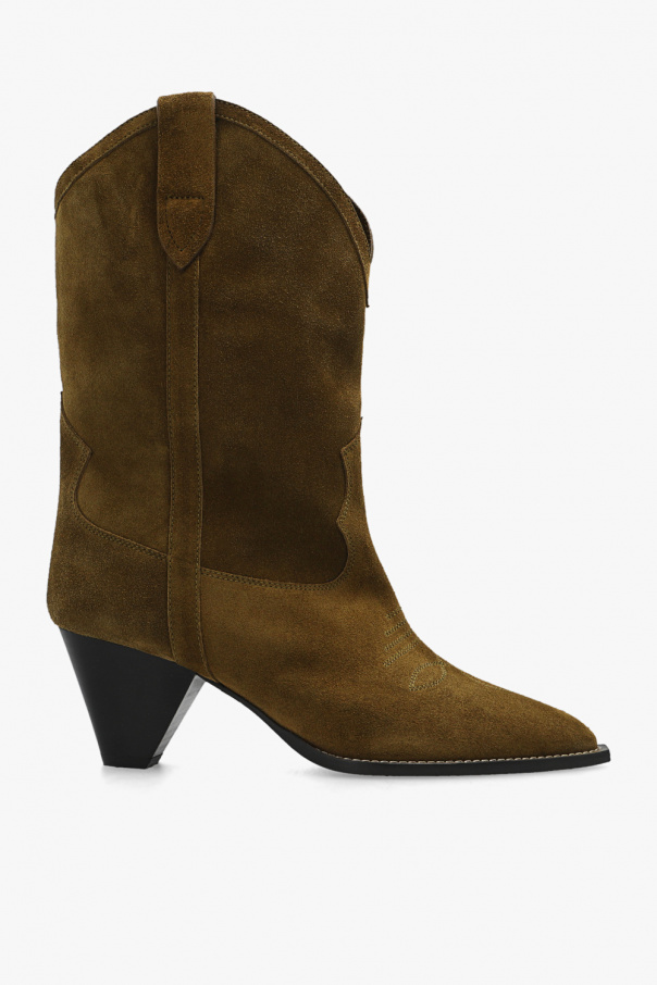 Isabel Marant ‘Luliette’ heeled ankle cachi boots