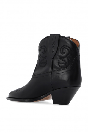 Isabel Marant ‘Dohee’ leather ankle blancas boots
