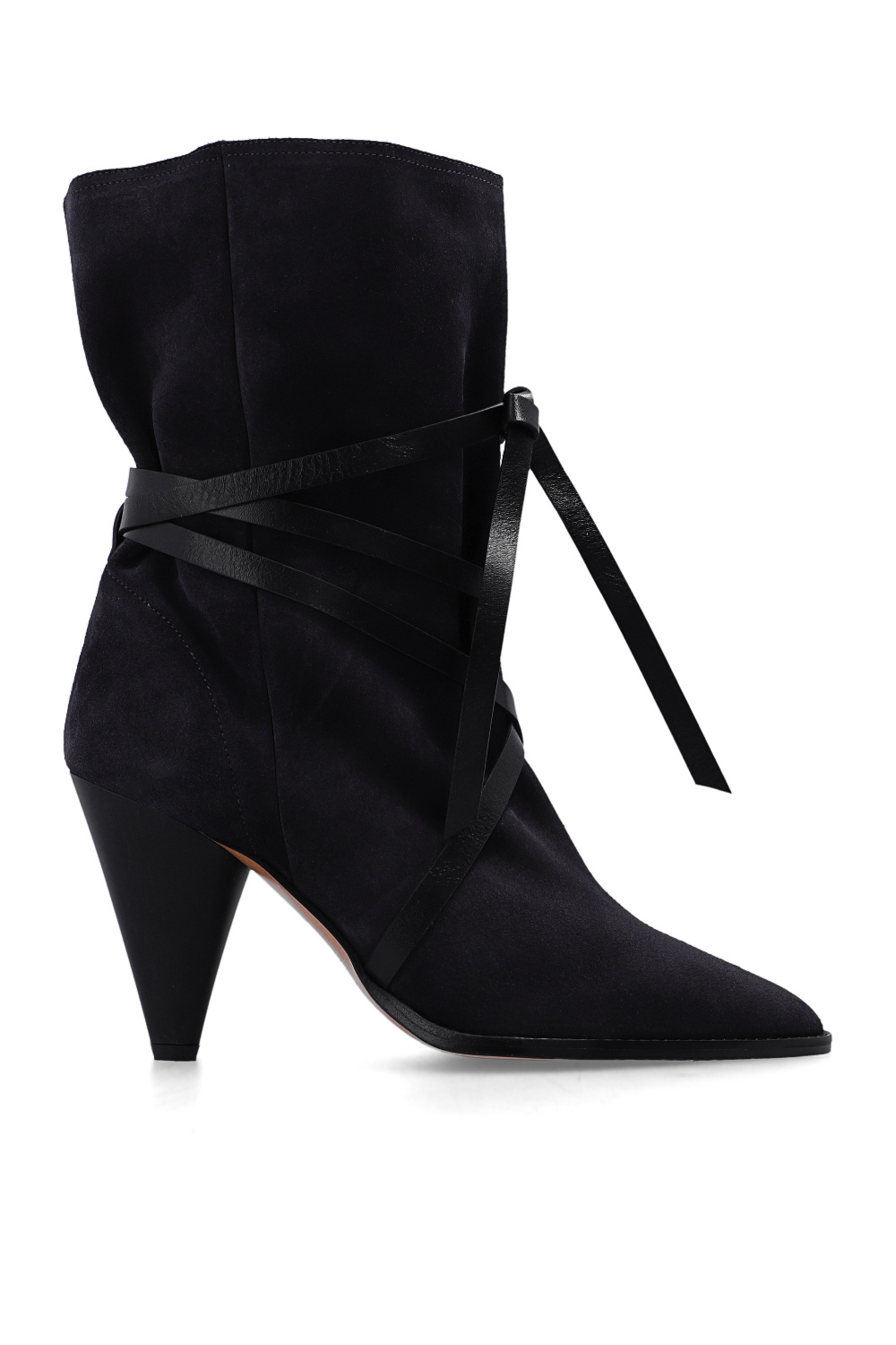 Isabel Marant ‘Lidly’ suede heeled ankle boots