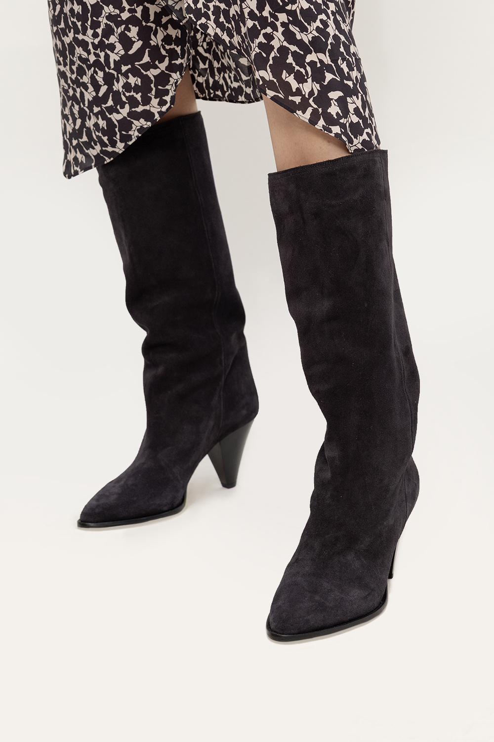 Isabel Marant ‘Rouxy’ heeled suede boots