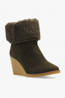Isabel Marant GREEN ‘Totam’ wedge ankle boots