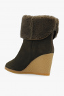 Isabel Marant GREEN ‘Totam’ wedge ankle boots