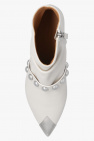 Isabel Marant cream ‘Donatee’ leather ankle boots