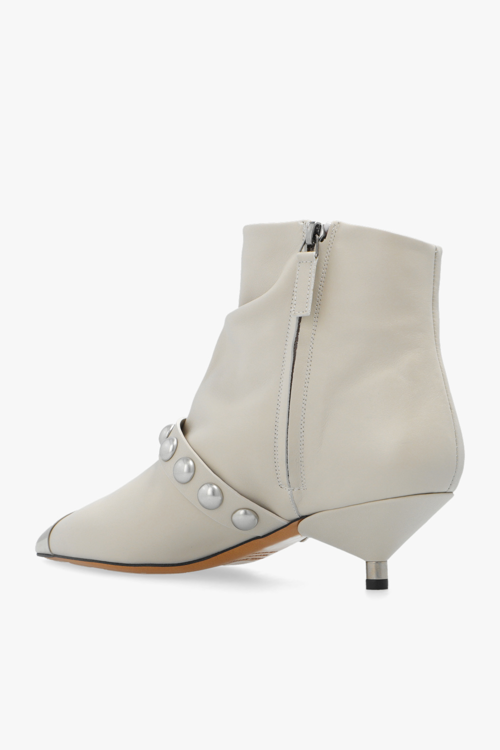 Isabel Marant Donatee Leather Ankle Boots in Black