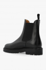 MARANT BLACK ‘Castayh’ leather ankle boots