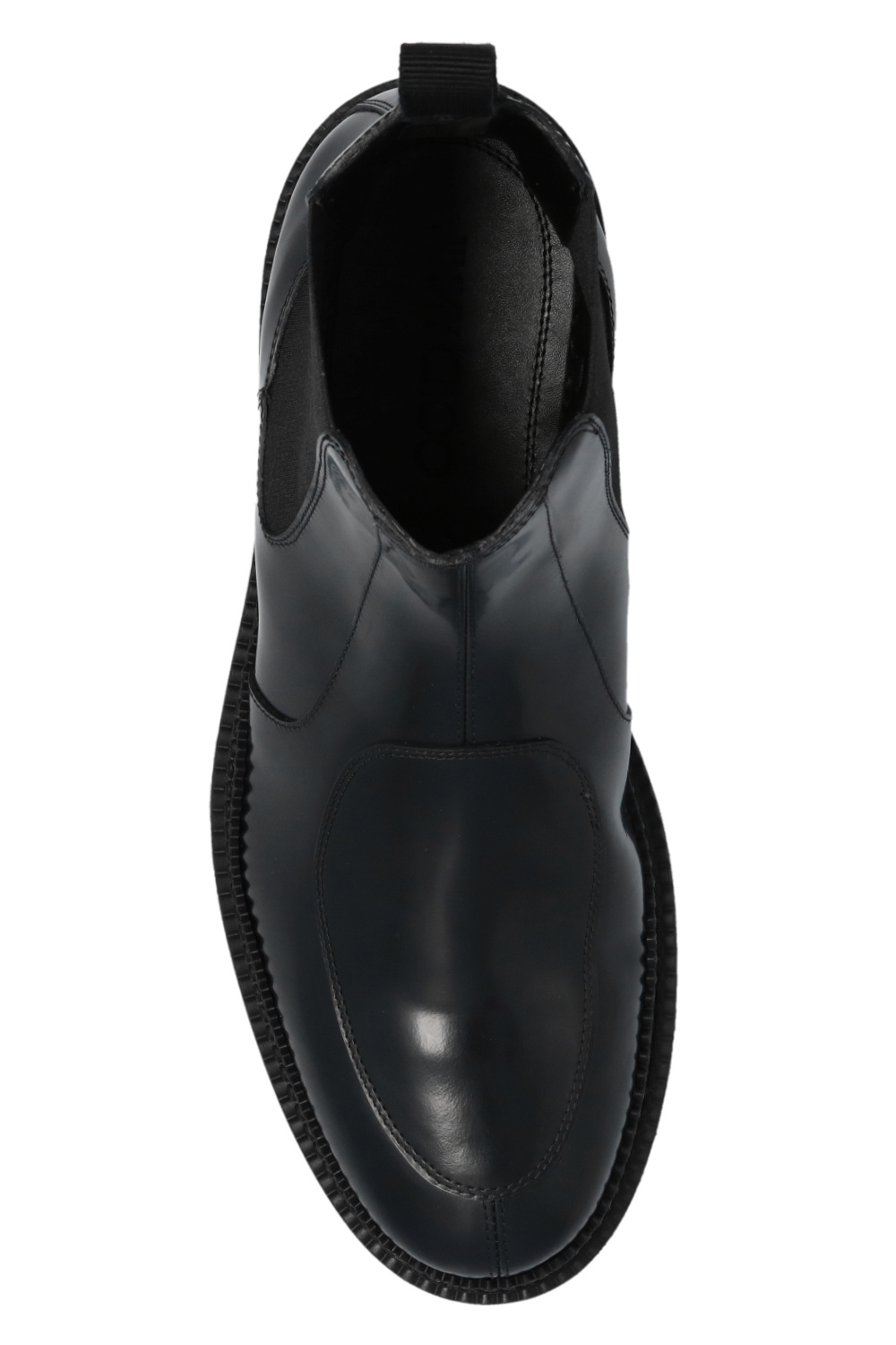 Louis Vuitton black Leather Kensington Chelsea Boots
