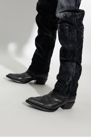 Leather cowboy boots od Dsquared2