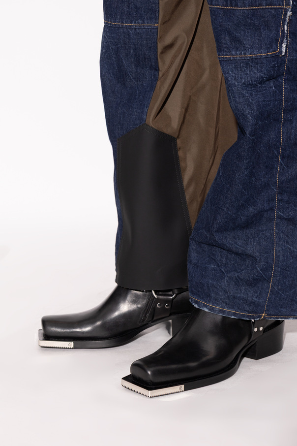 Dsquared2 Kožené čižmy