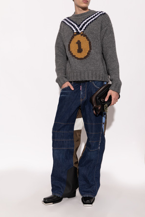 Dsquared2 Kožené čižmy
