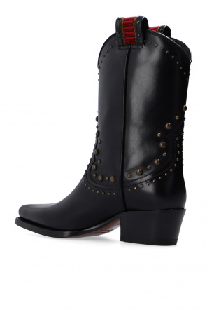 Dsquared2 ‘West Studs’ heeled ankle boots