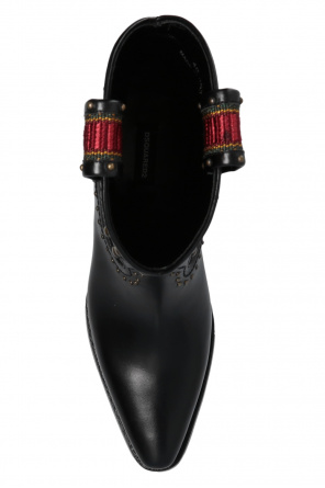 Dsquared2 ‘West Studs’ heeled Slingback boots