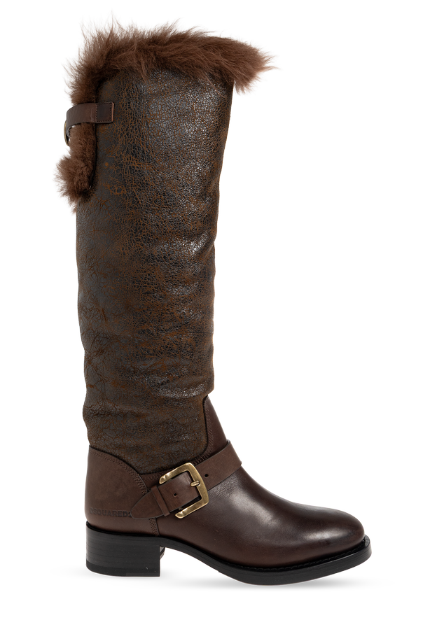 Leather heeled boots od Dsquared2