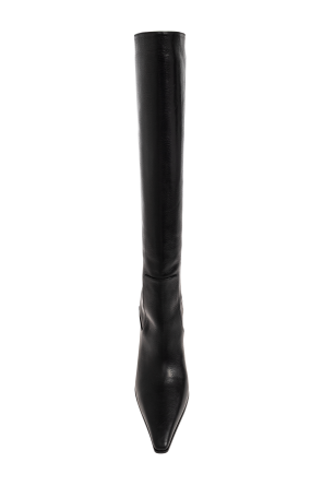 Dsquared2 Botas de cano alto em pele com salto