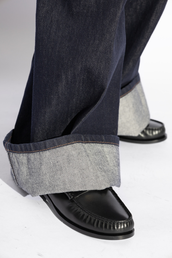 Max Mara Leather shoes type loafers