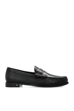 Leather shoes type loafers