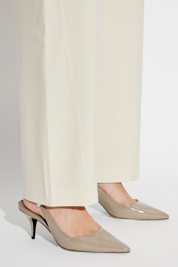 BLACK SUEDE STUDIO Skórzane buty na obcasie `Branca`