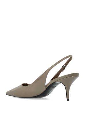 BLACK SUEDE STUDIO Skórzane buty na obcasie `Branca`