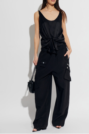 BLACK SUEDE STUDIO Sandalias de tacón de cuero "Brea"