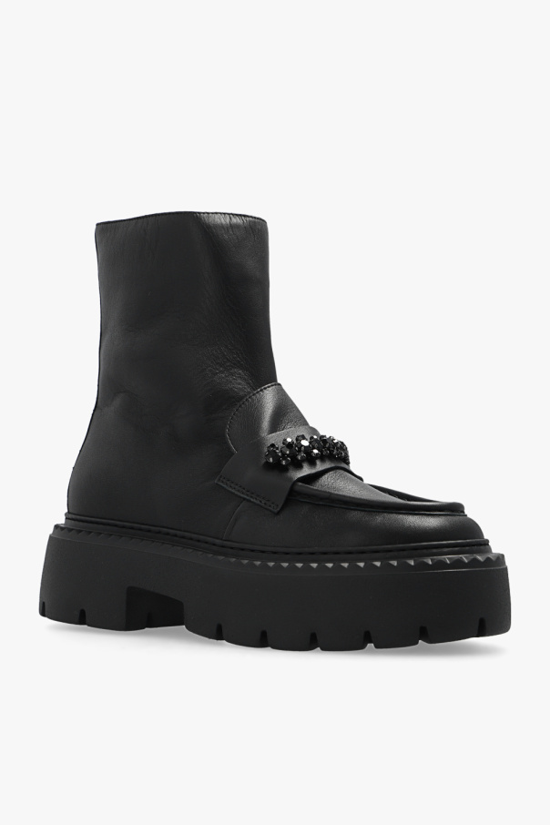 esthetisch vereist Correlaat Black 'Bryer' platform ankle boots Jimmy Choo - Undefeated x adidas Running  2019 Collection - GenesinlifeShops Sweden