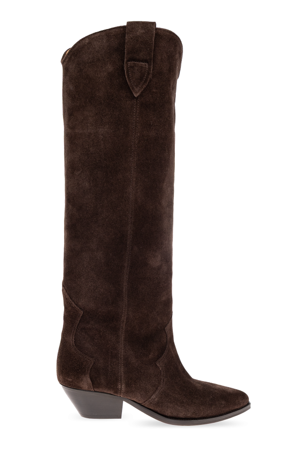 Suede heeled boots `Denvee` od Isabel Marant