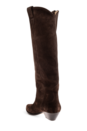Isabel Marant Botas altas de ante con tacón "Denvee"