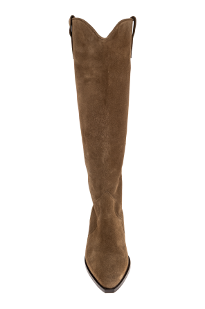 Isabel Marant Leder-Cowboystiefel ‘Denvee’