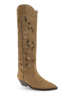 Isabel Marant ‘Denvee’ heeled boots in suede