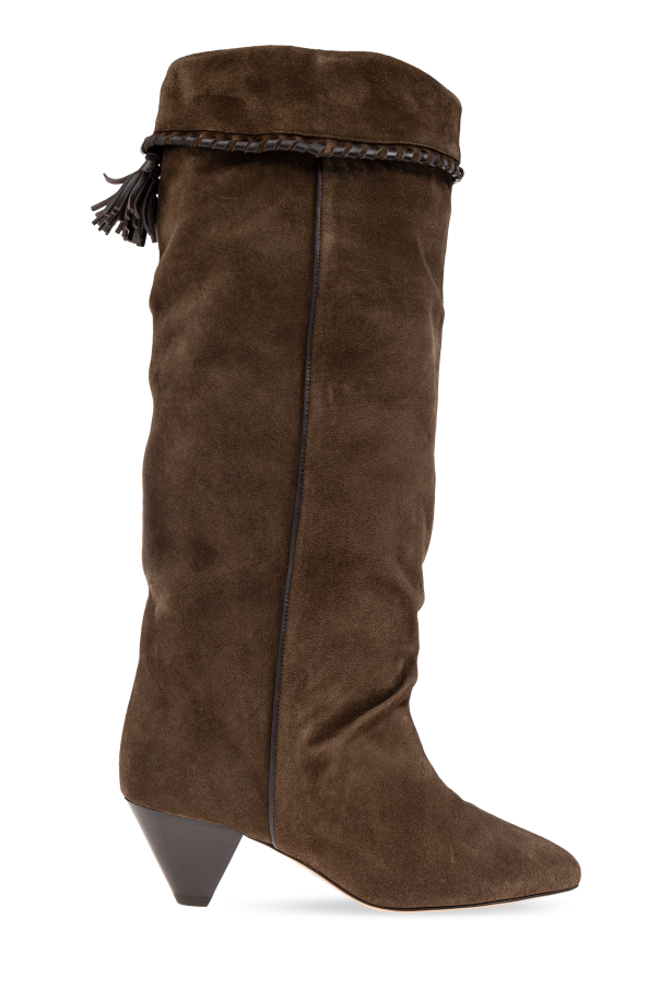 Suede heeled boots 'Elita' od Isabel Marant