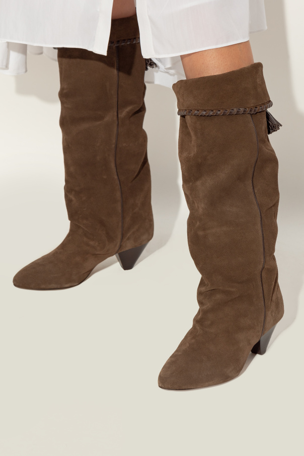 Isabel Marant Suede heeled boots 'Elita'