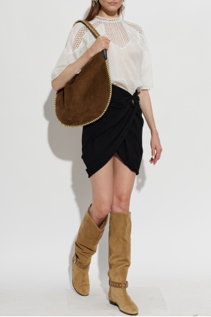 Isabel Marant Zamszowe kozaki `Rilton`