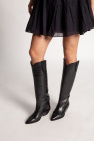 Isabel Marant BLACK 'Denvee’ heeled knee-high boots