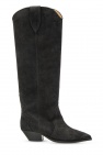 Isabel Marant BLACK 'Denvee’ heeled knee-high boots