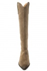 Isabel Marant GREEN 'Denvee’ heeled knee-high boots