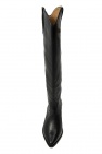Isabel Marant BLACK 'Denvee’ heeled knee-high boots