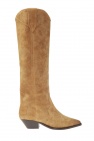 Isabel Marant BROWN 'Denvee’ heeled knee-high boots