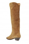 Isabel Marant BROWN 'Denvee’ heeled knee-high boots