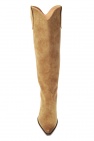 Isabel Marant BROWN 'Denvee’ heeled knee-high boots